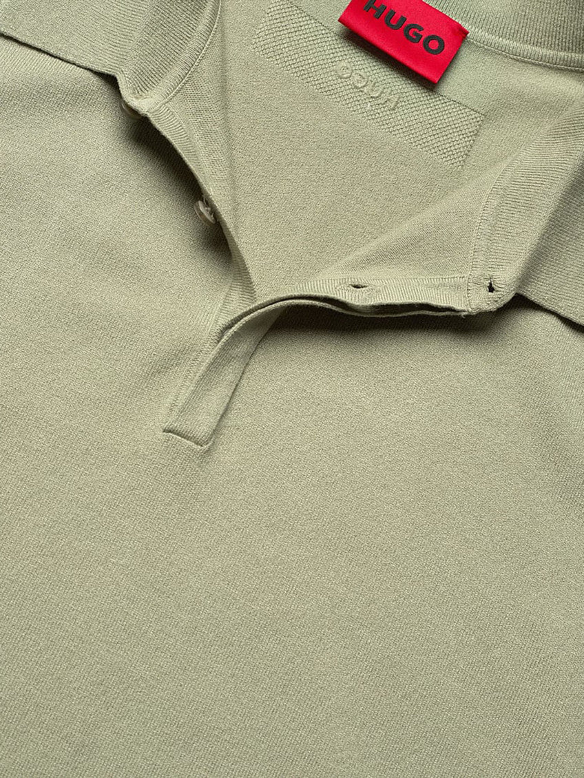 Green Shirt Collar Polo 3
