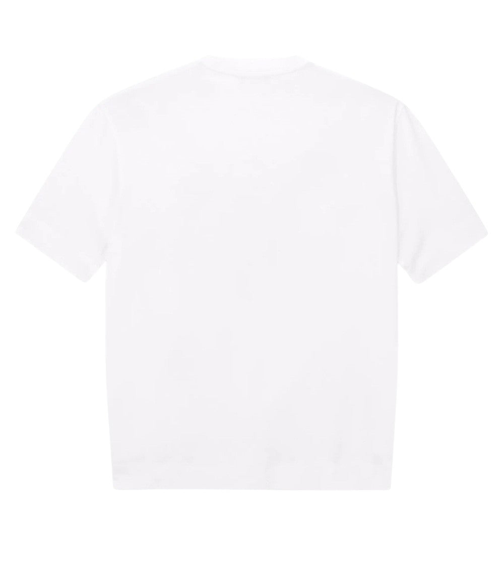 White Crew Neck T-Shirt 2
