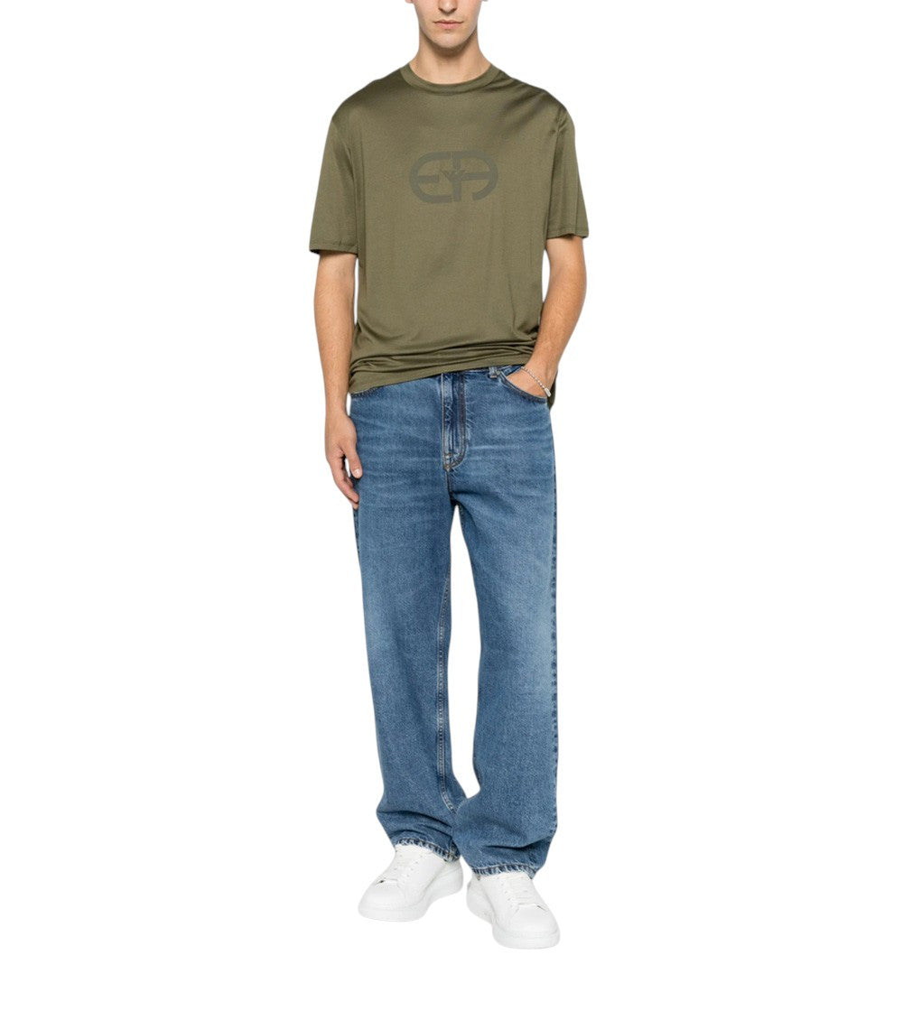Green Crew Neck T-Shirt 2
