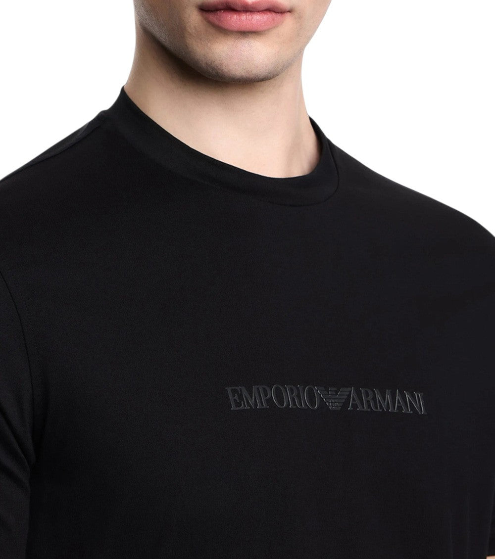 Black Logo Crew Neck T-Shirt 3