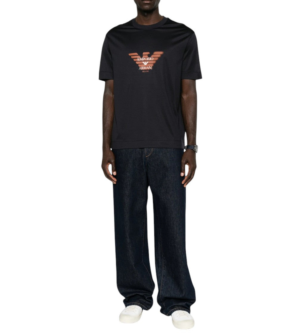 Black Crew Neck T-Shirt 2