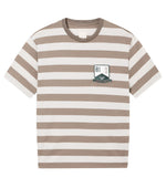 Beige Crew Neck T-Shirt 1