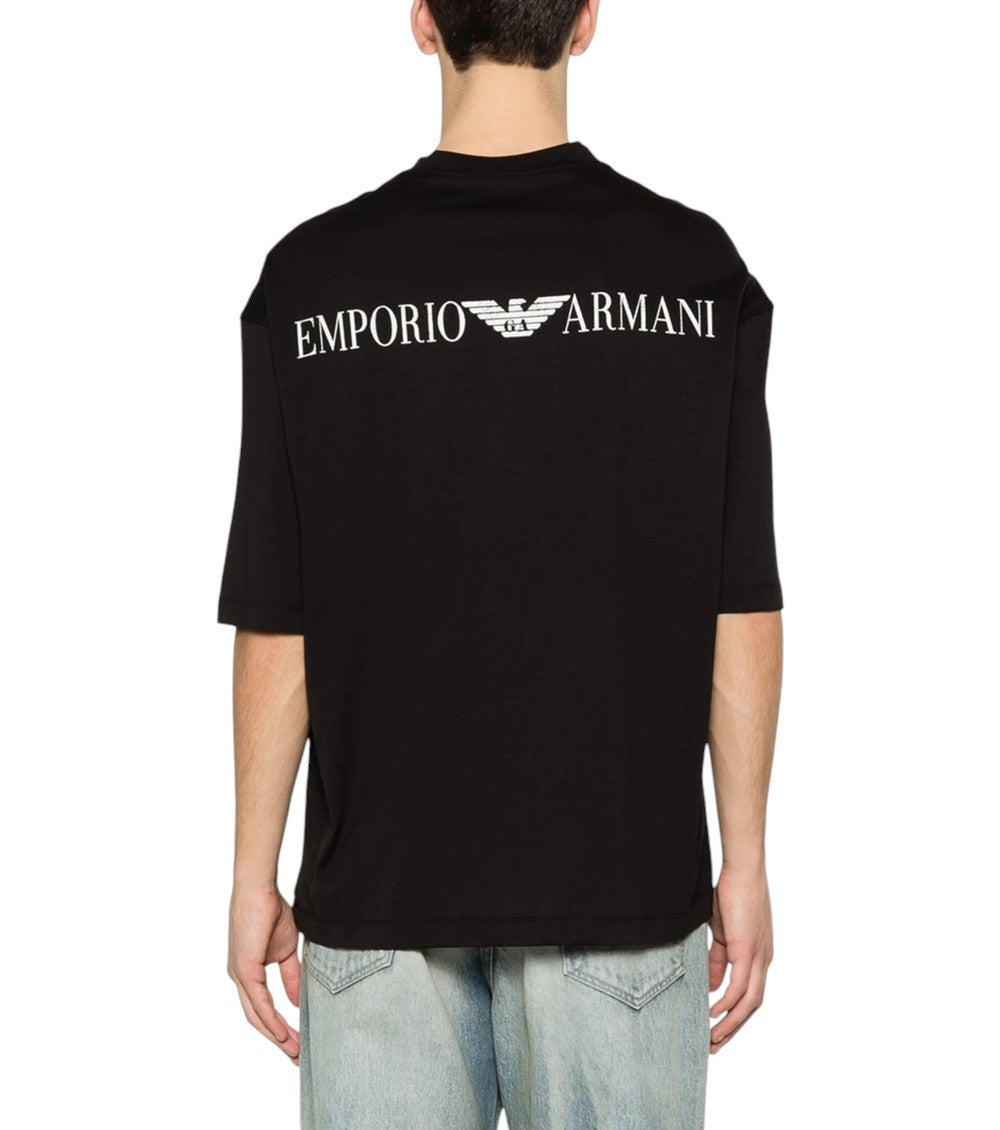 Black V Neck T-Shirt 3