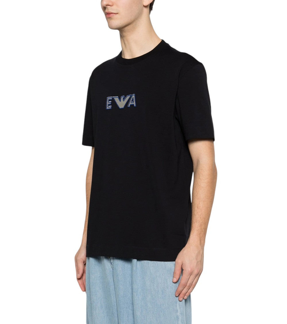 Black Crew Neck T-Shirt 2