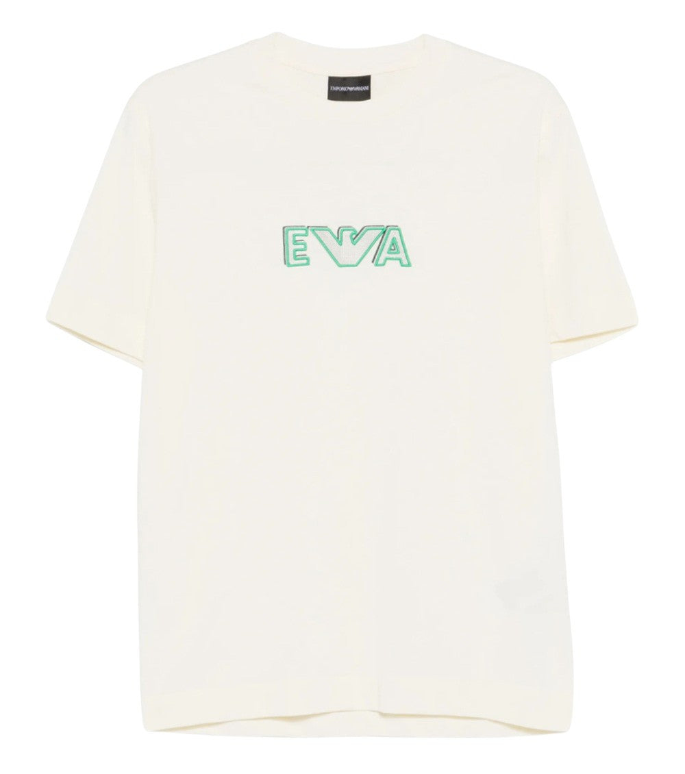 White Crew Neck T-Shirt 1