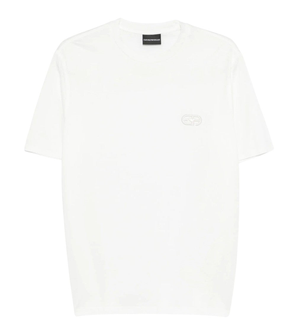 White Crew Neck T-Shirt 1