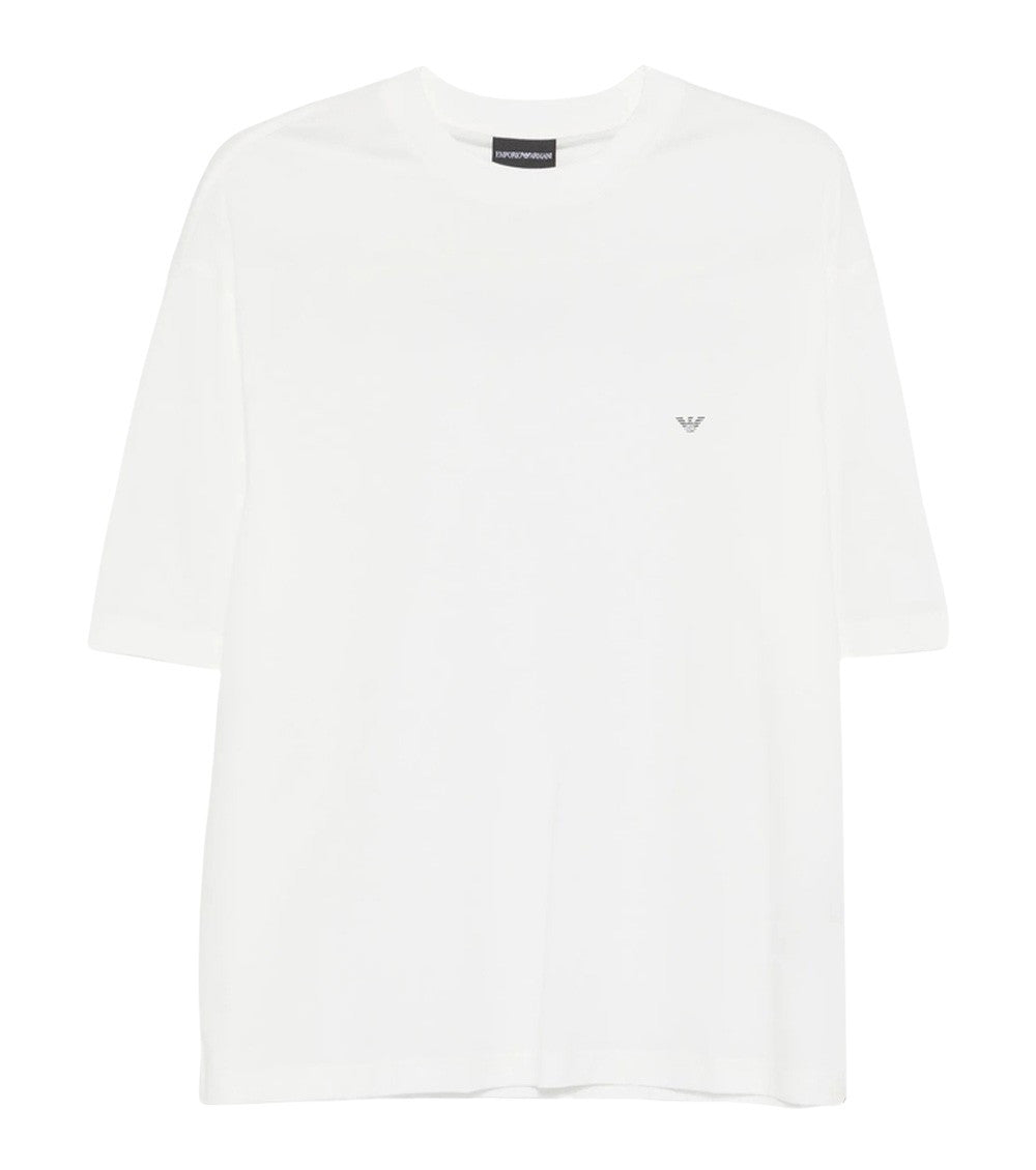 White Crew Neck T-Shirt 1