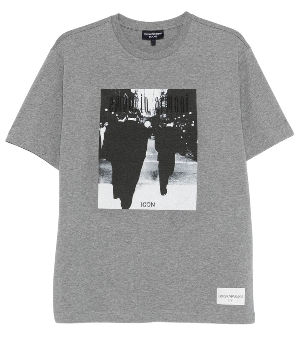 Grey Graphic Regular T-Shirt 1