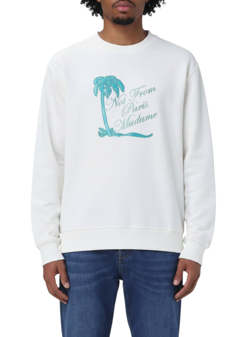 Off White Relaxed Sweatshirt 1