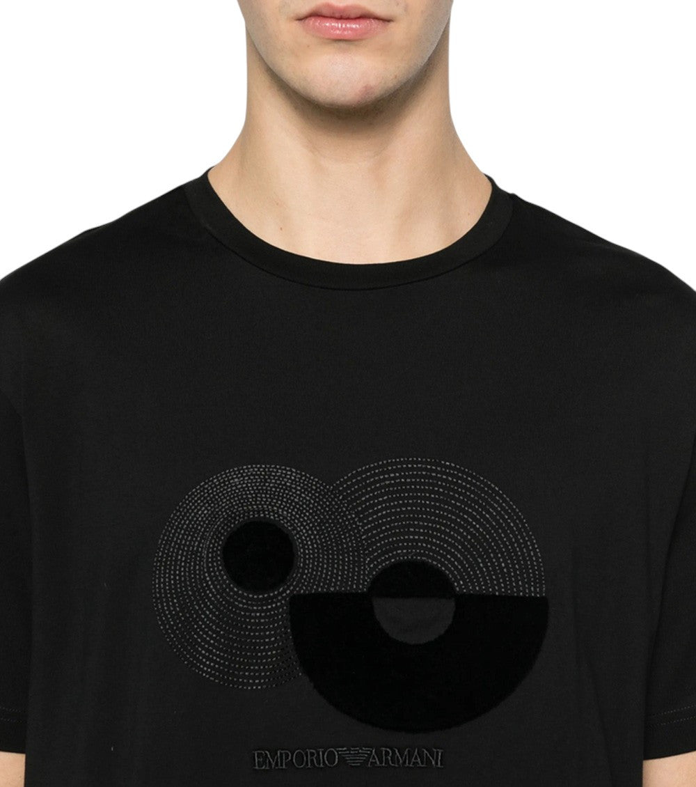 Black Crew Neck T-Shirt 4