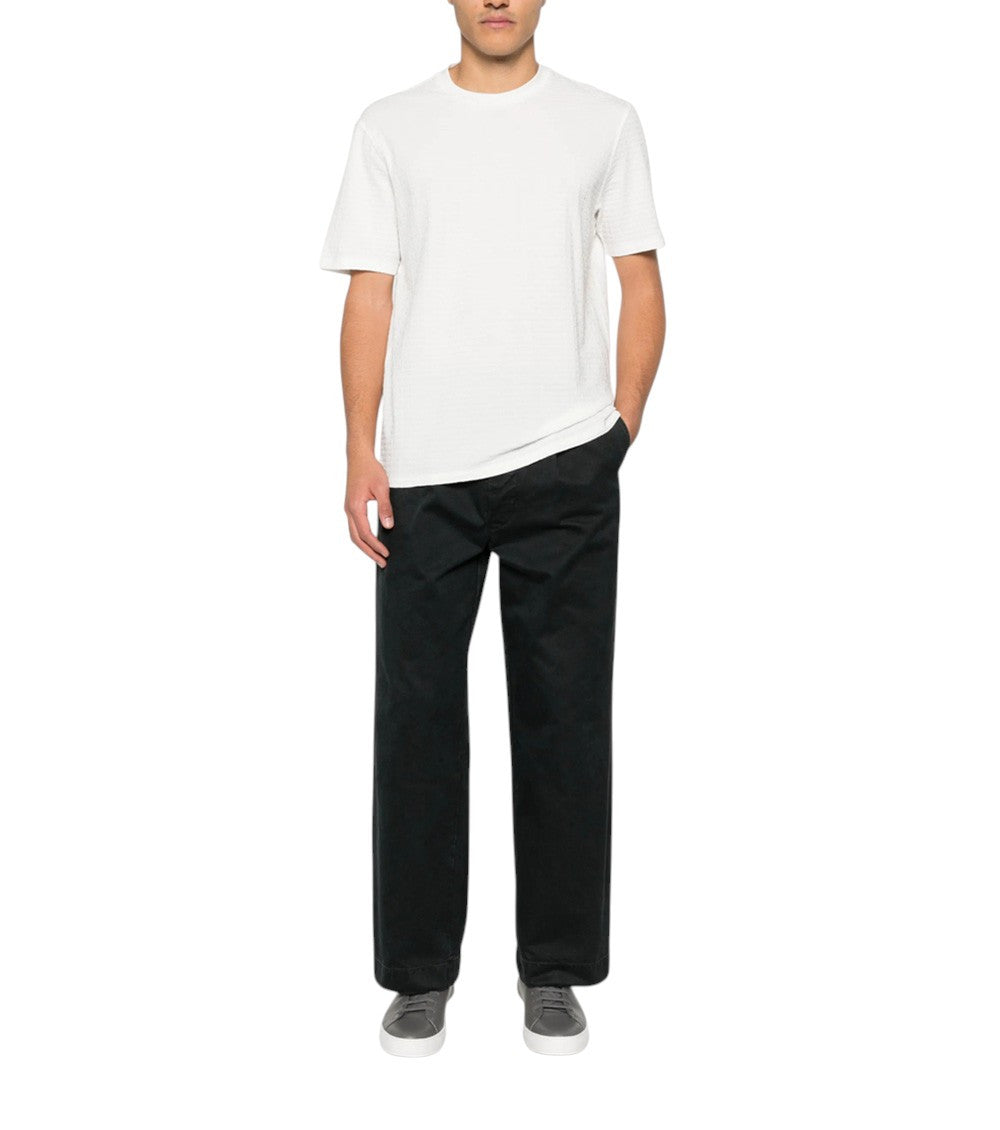 White Crew Neck T-Shirt 3