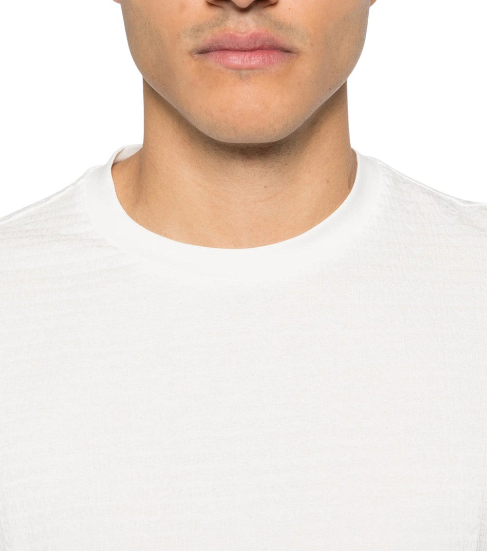 White Crew Neck T-Shirt 4