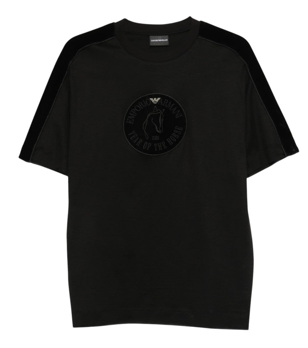 Black Crew Neck T-Shirt 1