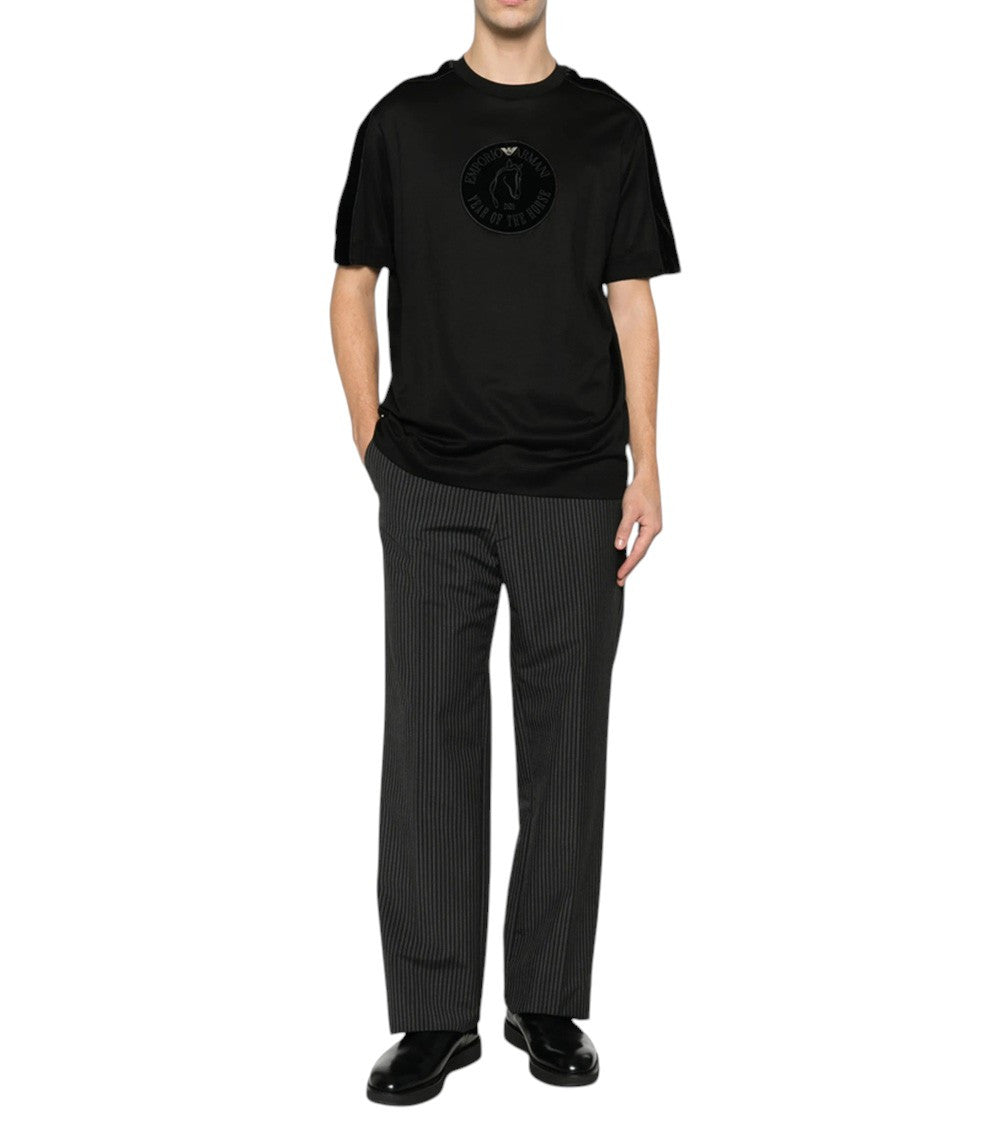 Black Crew Neck T-Shirt 3