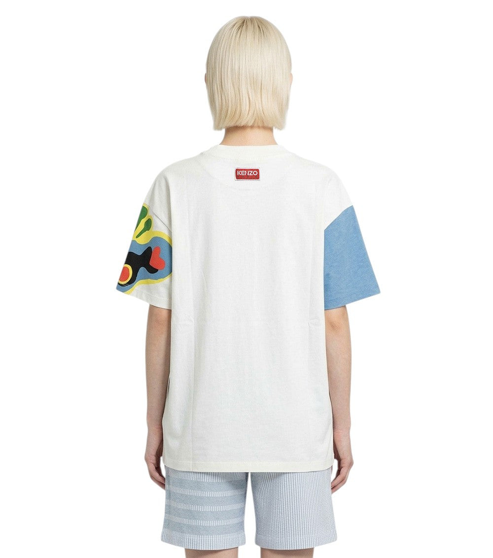 Multicolor Graphic Crew Neck T-Shirt 2