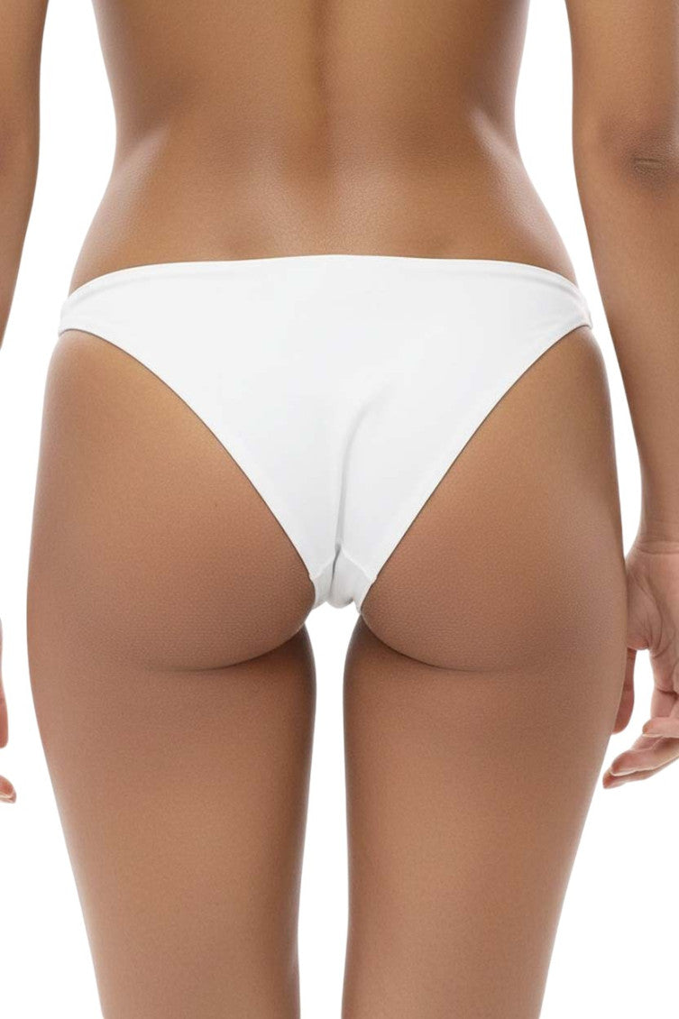 White Bikini Bottom Swimwear 2