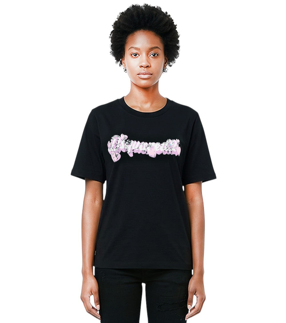 Black Logo Crew Neck T-Shirt 1
