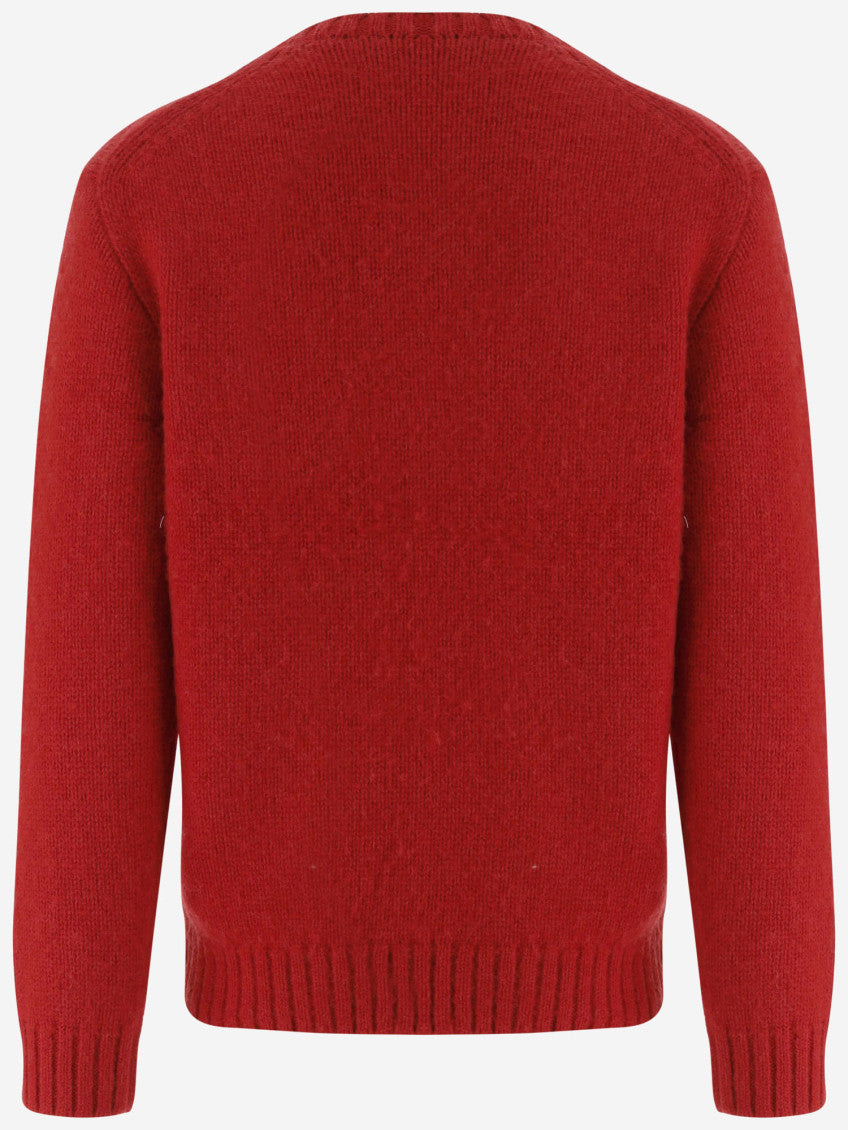 Red Crew Neck Sweater 2