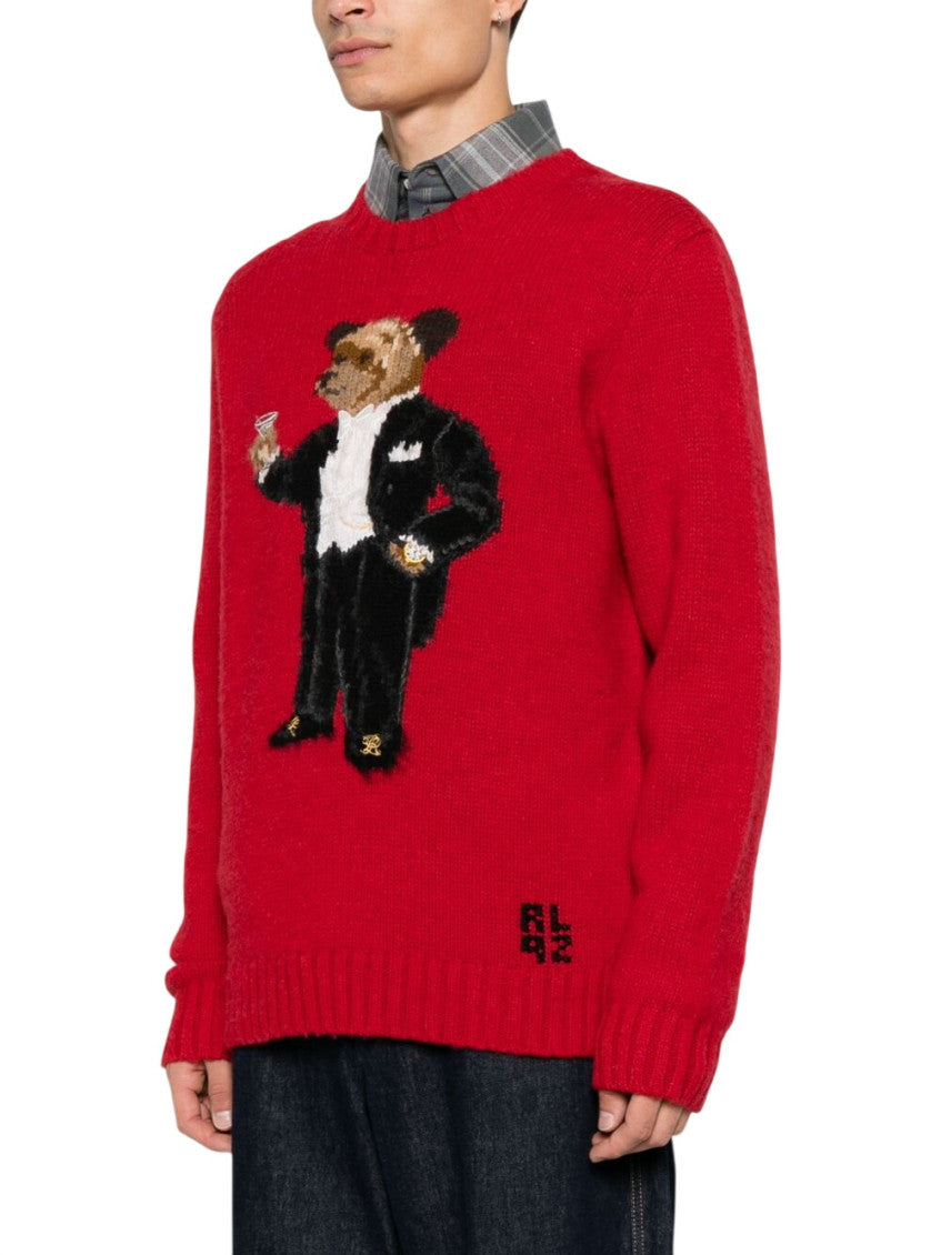 Red Crew Neck Sweater 4