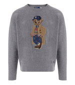 Grey Crew Neck Sweater 1