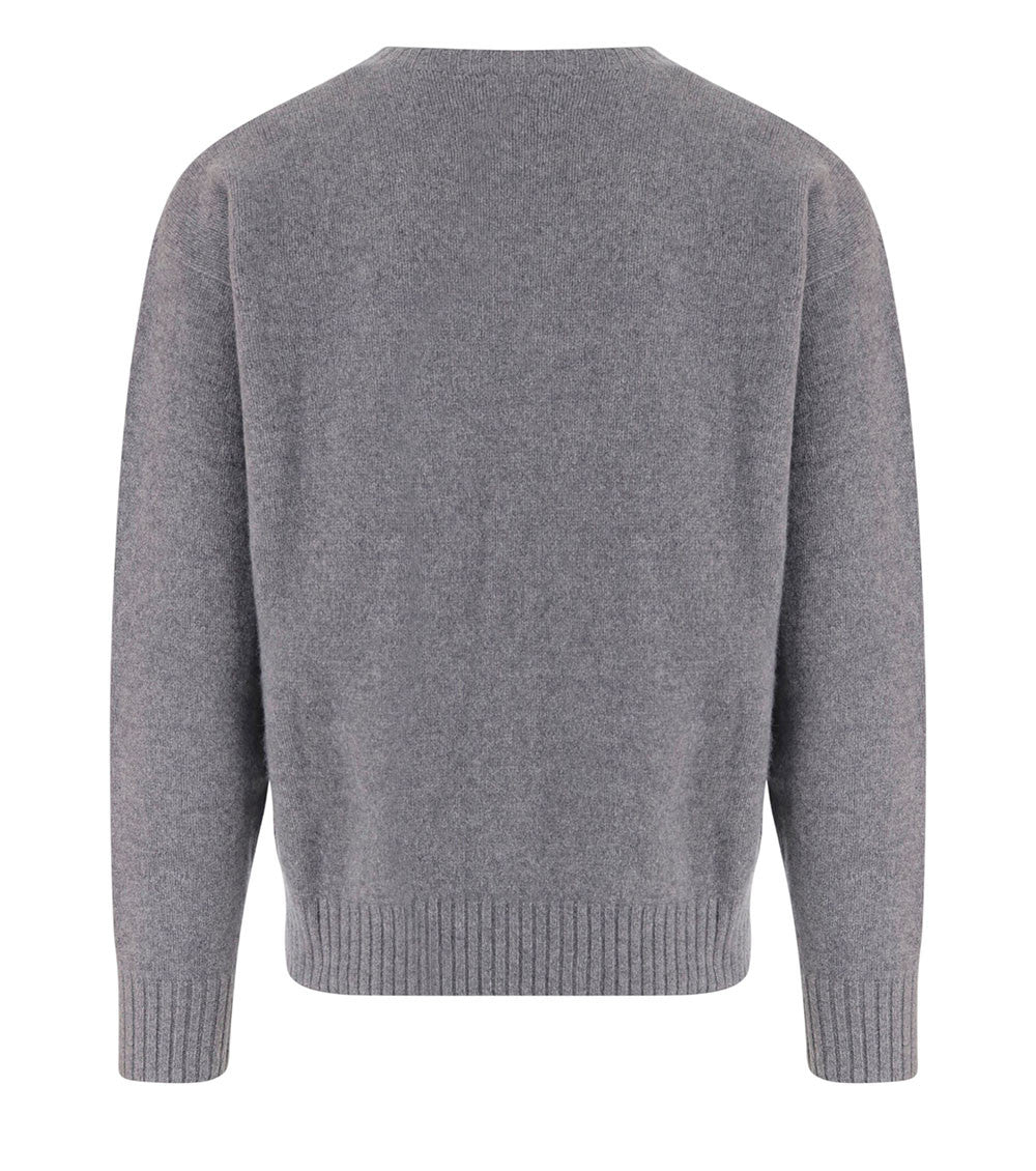 Grey Crew Neck Sweater 2