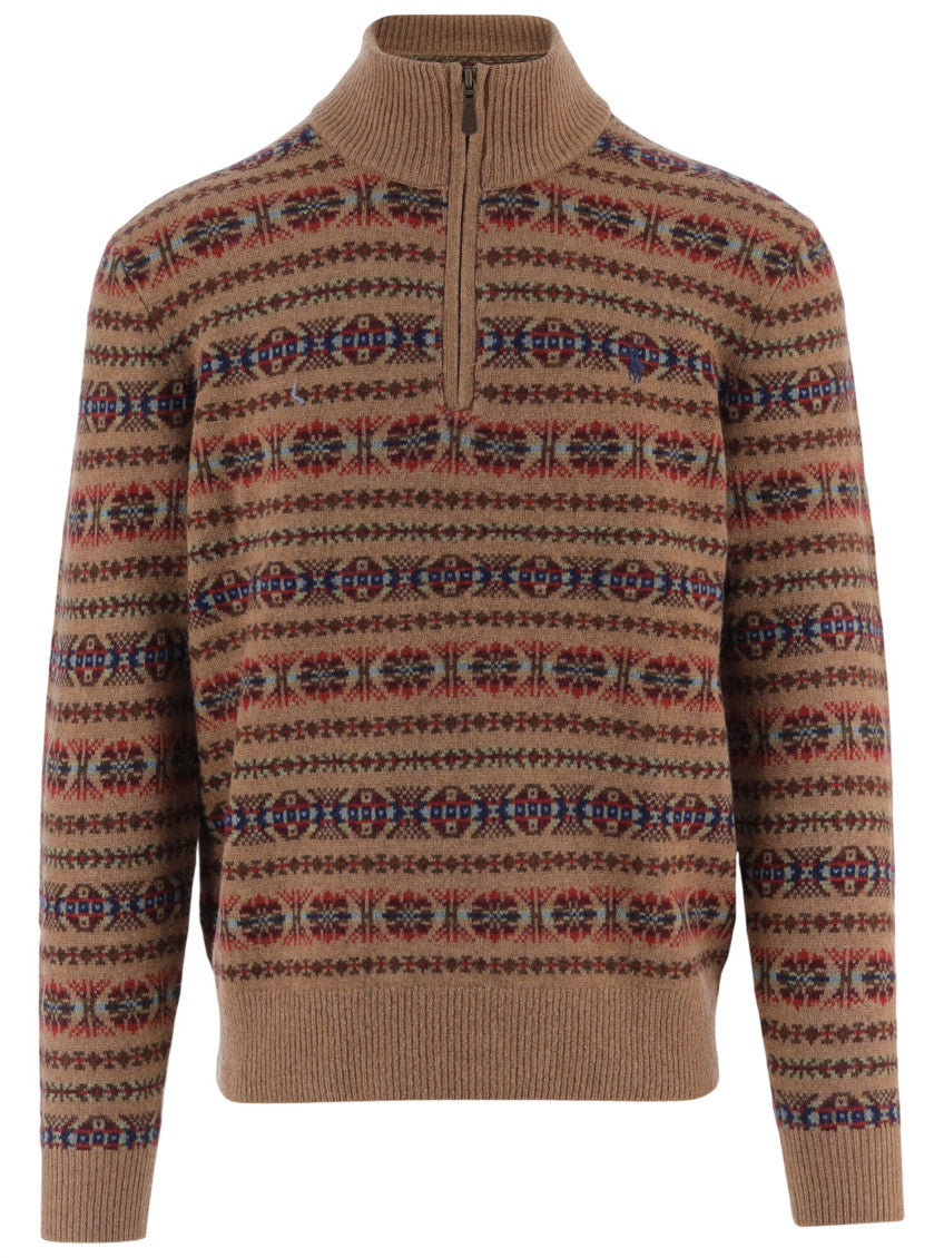 Brown Turtle Neck Sweater 1