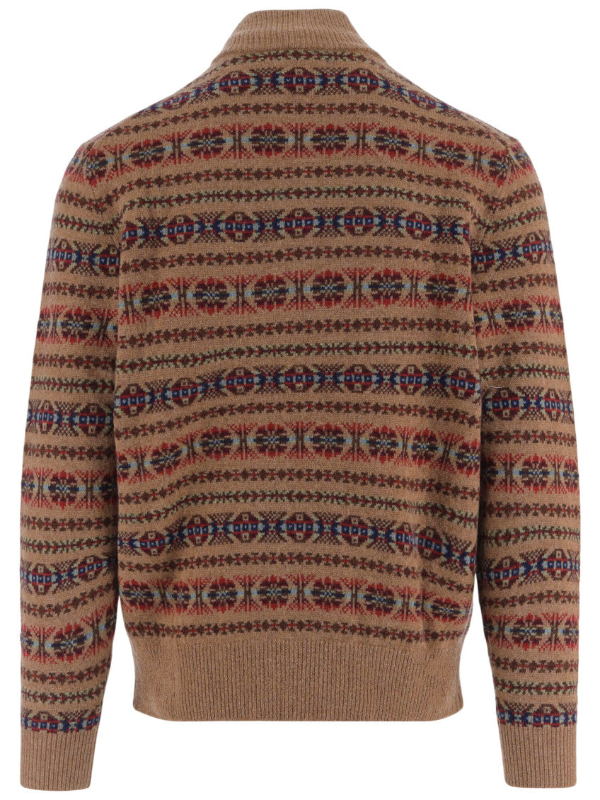 Brown Turtle Neck Sweater 2