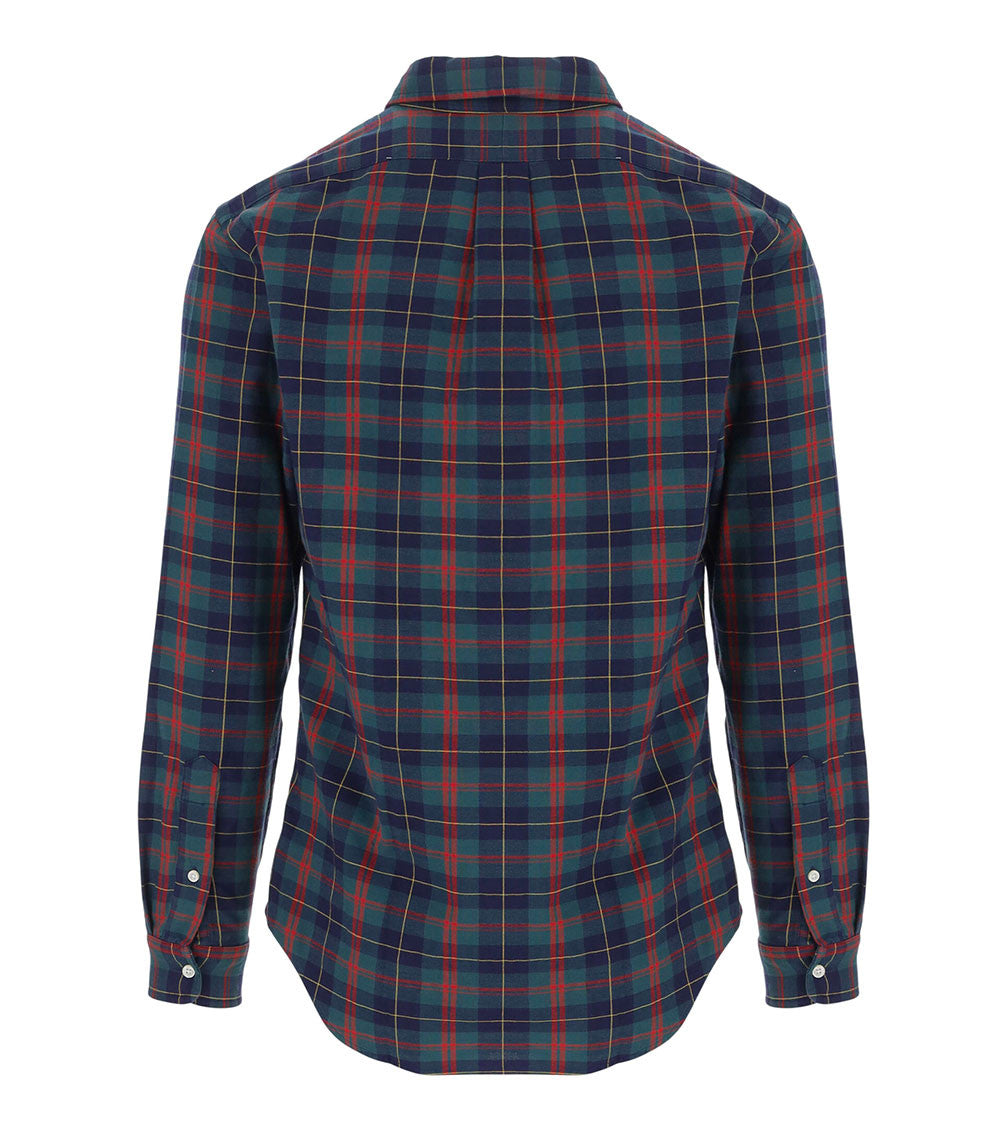 Blue Slim Check Shirt 2