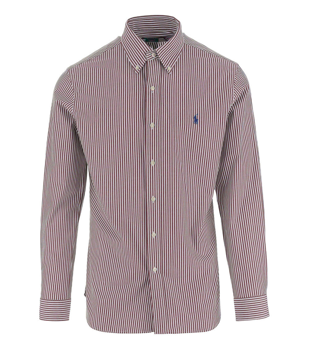 White Slim Striped Shirt 1