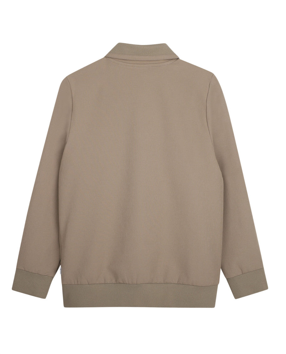 Boys Brown Zip-up Jacket 2