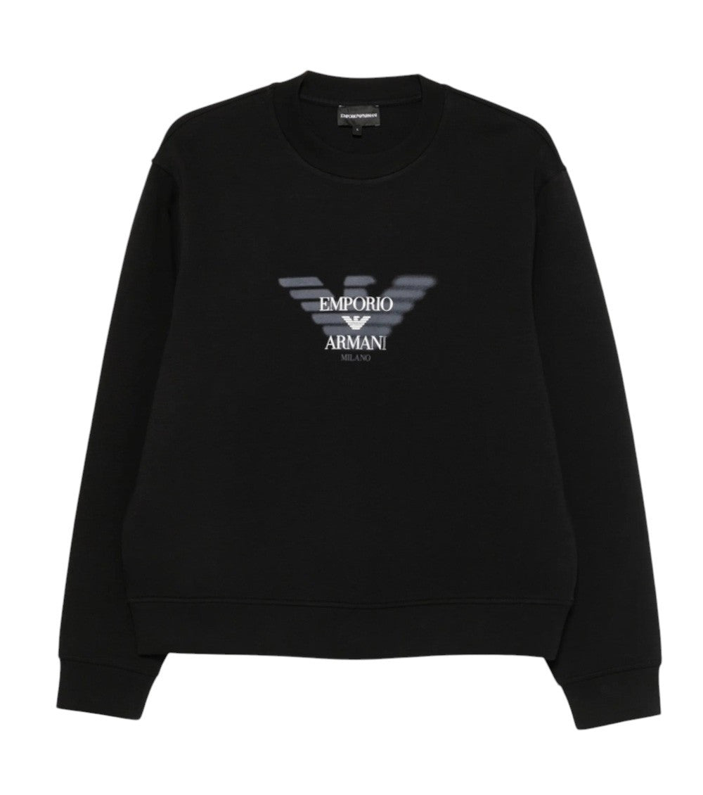Black Crew Neck Sweatshirt 1