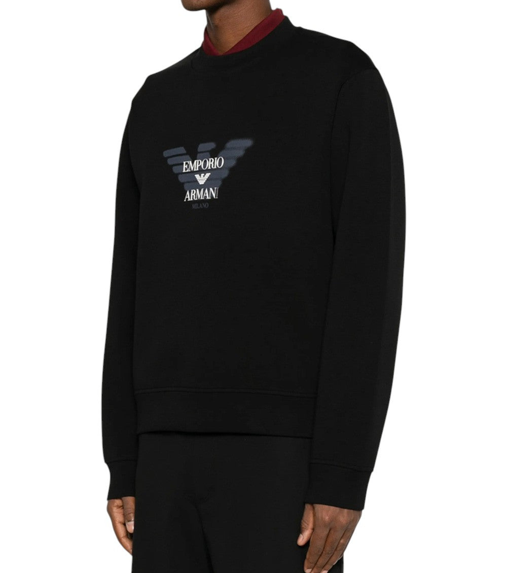 Black Crew Neck Sweatshirt 2