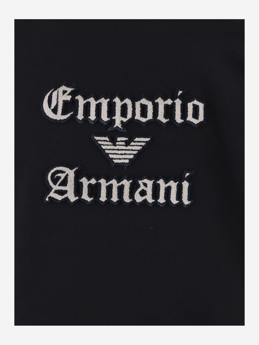 Black Logo Regular Hoodie 3