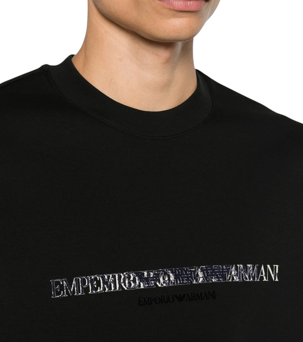 Black Crew Neck Sweatshirt 4