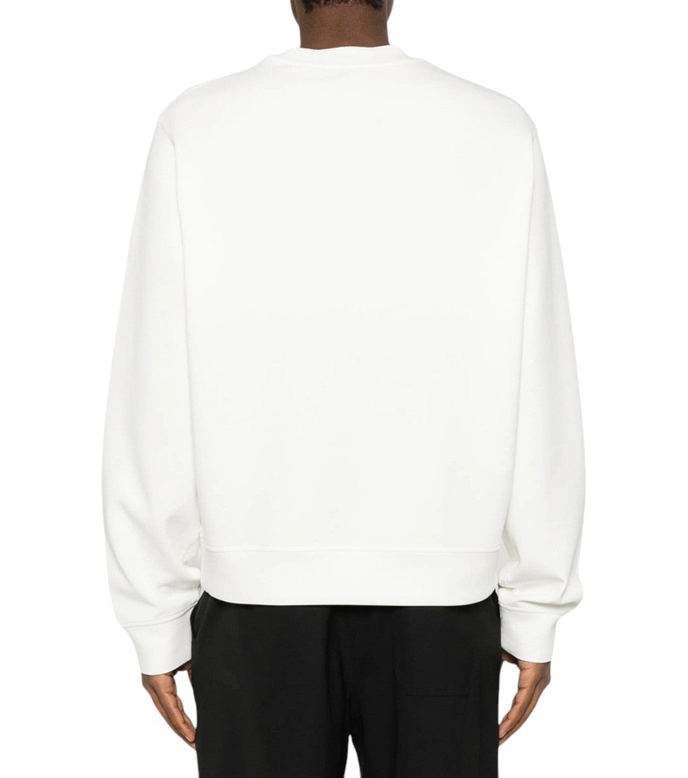 White Crew Neck Sweatshirt 3
