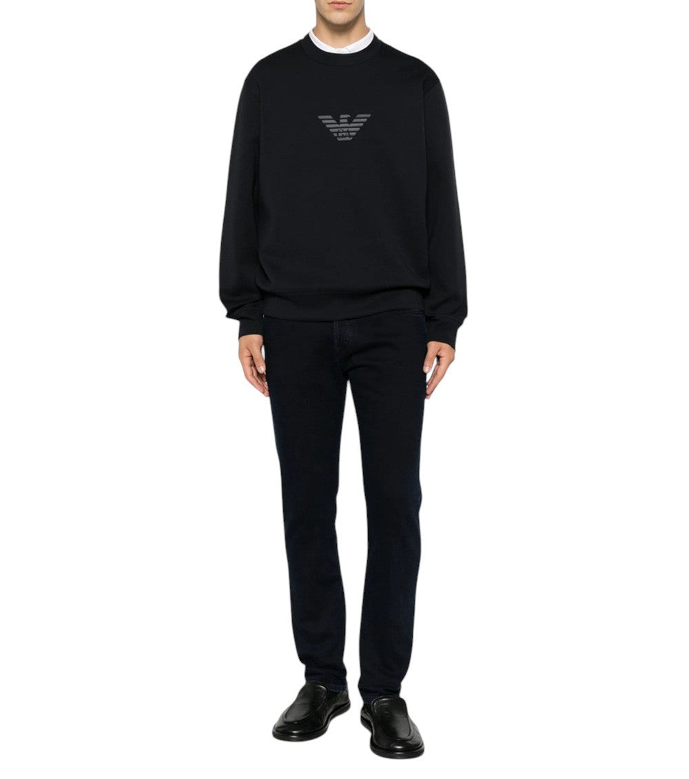 Black Crew Neck Sweatshirt 2