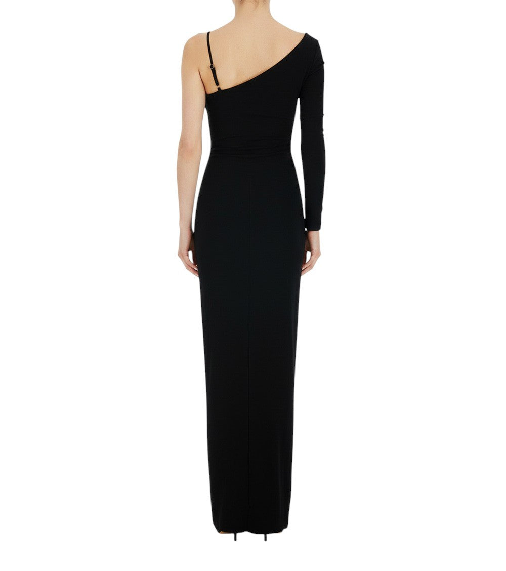 Black One Shoulder Maxi Dress 2