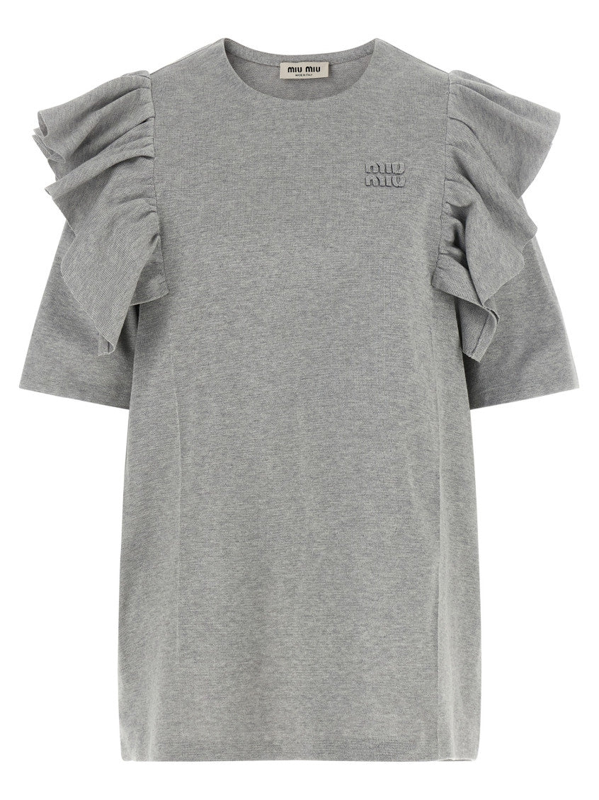 Grey Crew Neck Mini Dress 3