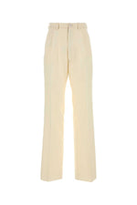 White Straight Leg Pant 1