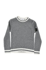 Boys Grey Knitted Sweater 1