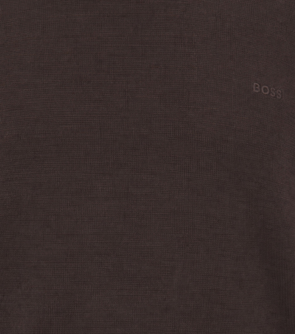 Brown Crew Neck Sweater 3