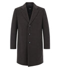 Brown Notched Lapel Coat 1