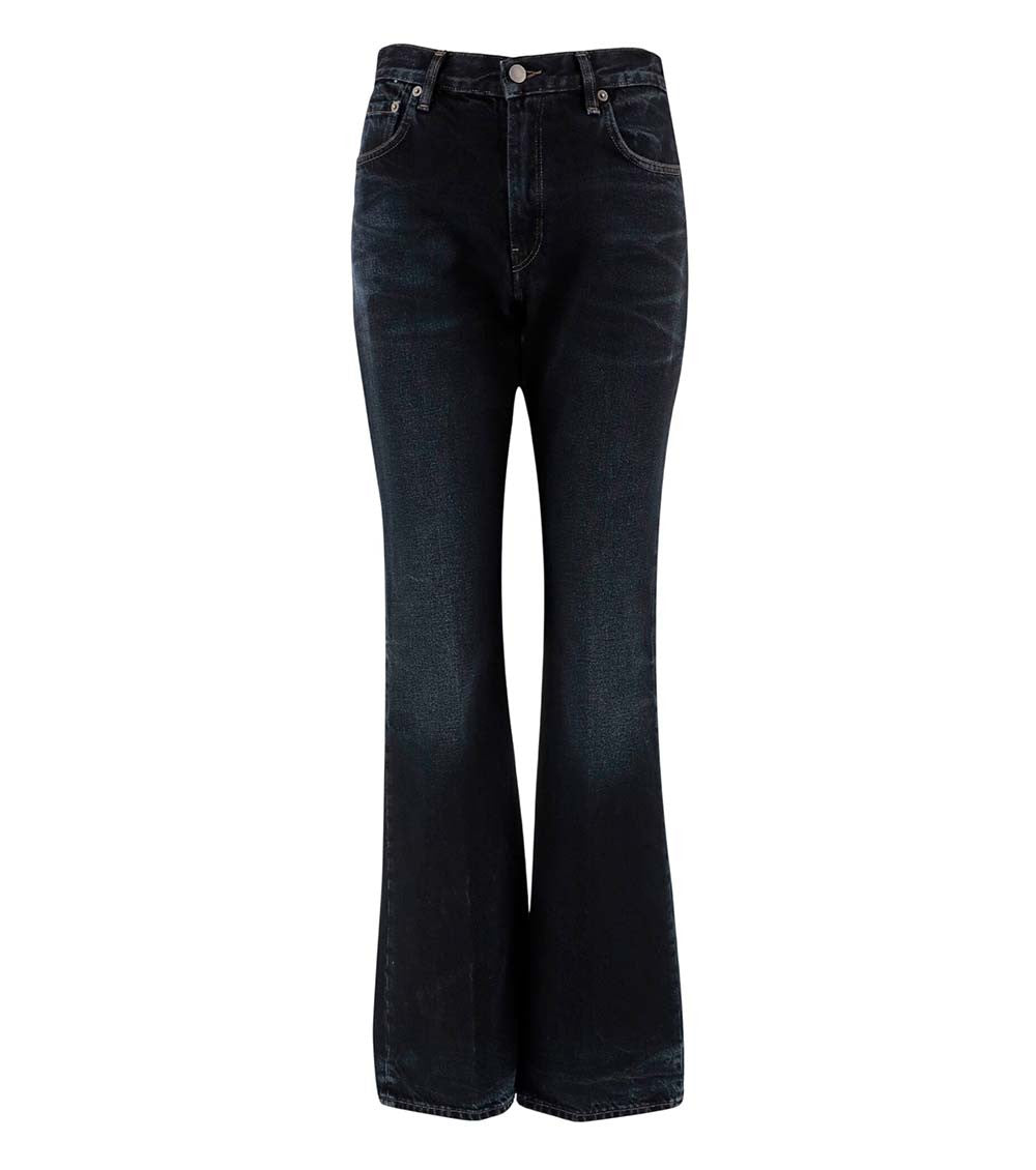 Dark Blue High Rise Jeans 1