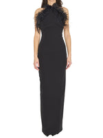 Black Halter Neck Maxi Dress 1