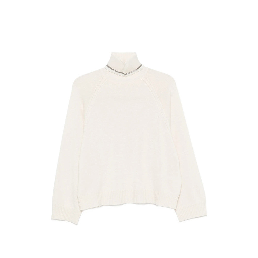 Off White Turtle Neck Sweater 1