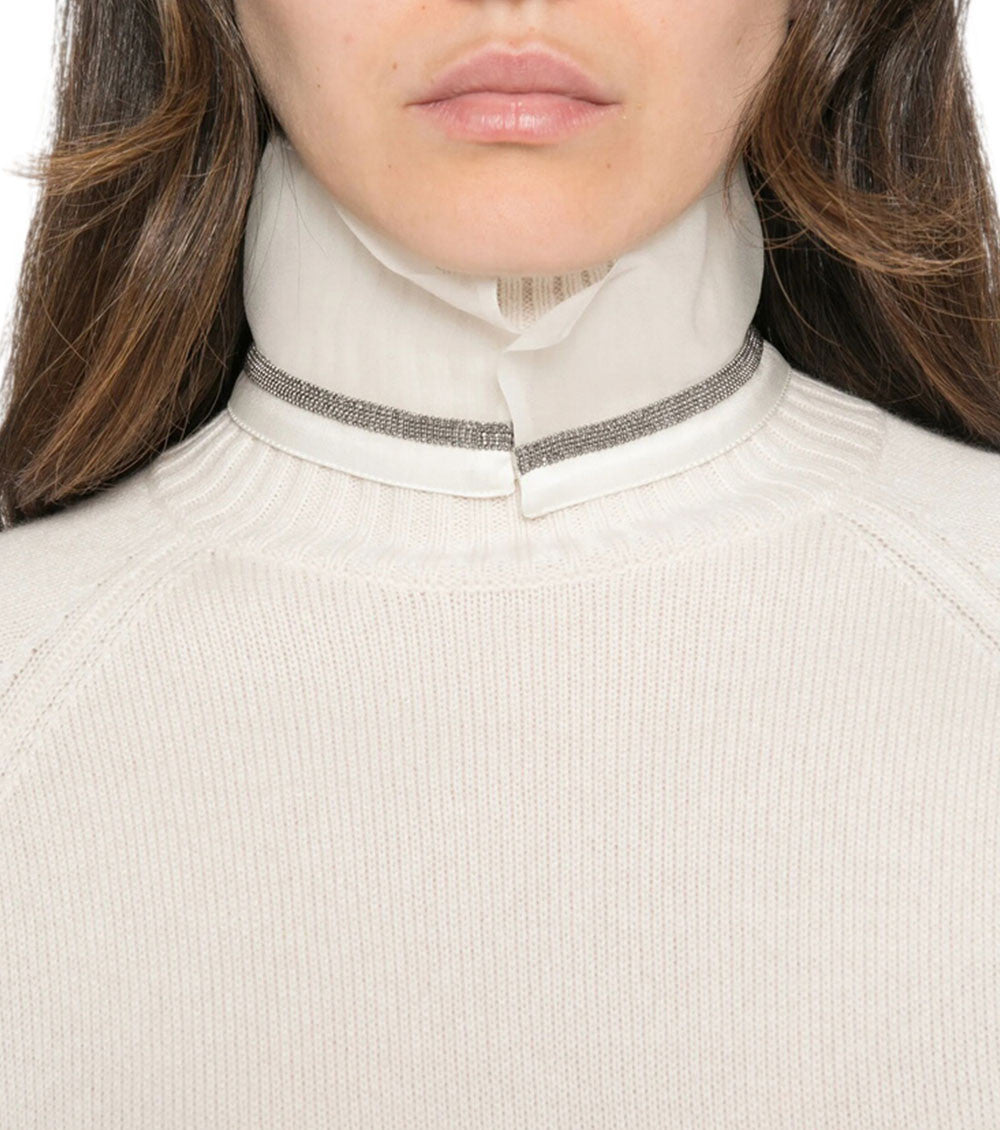 Off White Turtle Neck Sweater 3