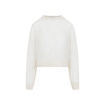 White Crew Neck Sweater 1