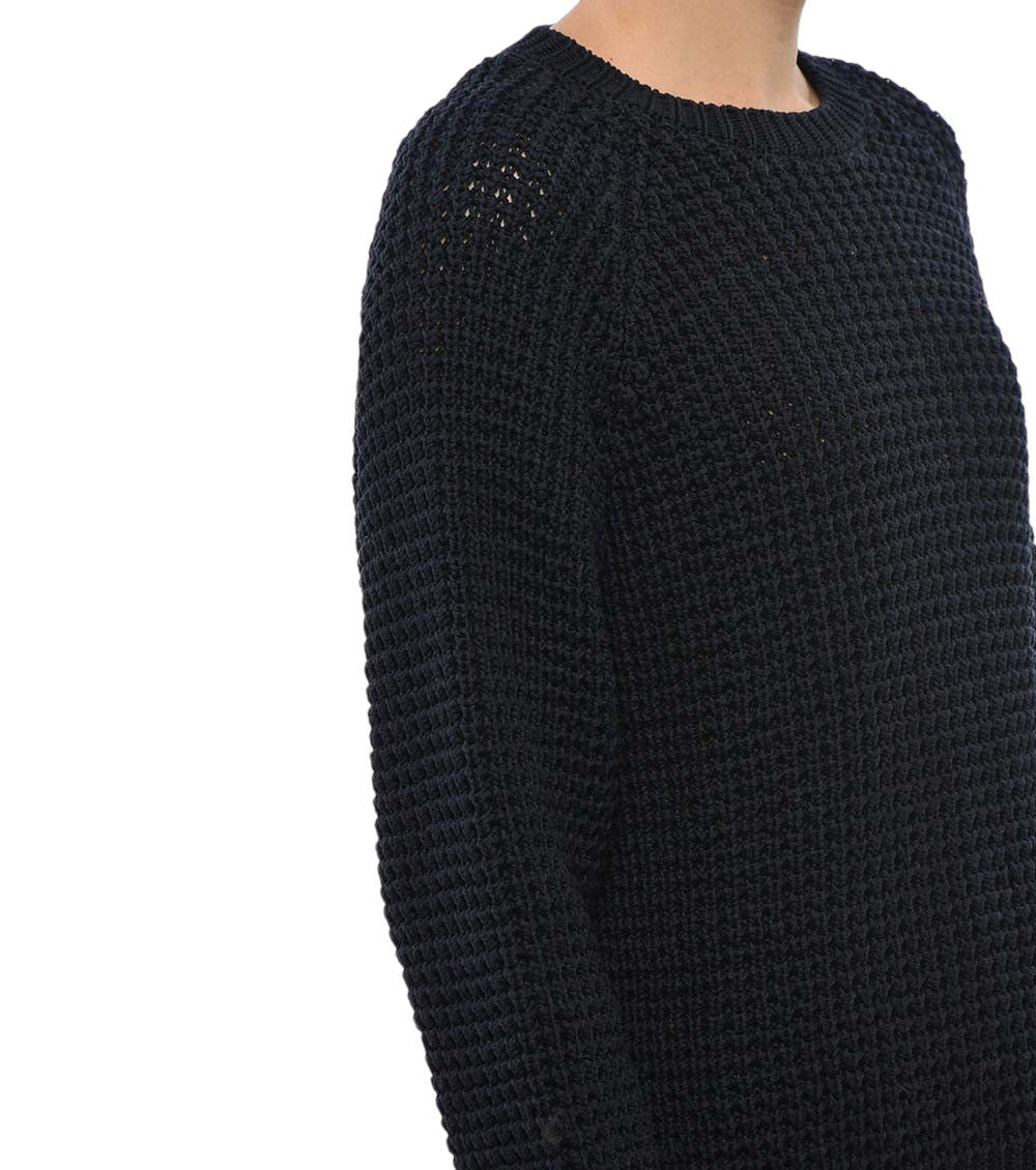 Blue Crew Neck Sweater 3