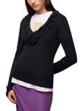 Black Cowl Neck Top 1