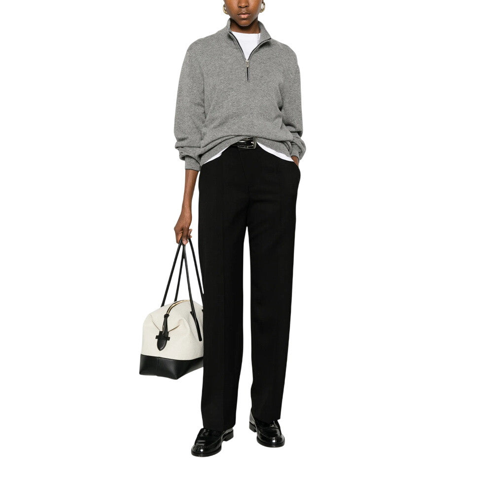 Black Flat Front Pants 2